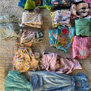 Girls Pj/ pajama Bundle 4T-5T